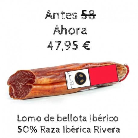 Caña de lomo de Bellota Ibérico 50% Raza Ibérica Rivera