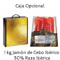 1 Kg Jamón de Cebo Ibérico 50% raza ibérica a máquina Salamanca