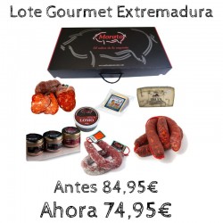 Lote Gourmet productos de Extremadura Morato