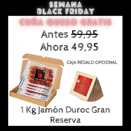 1Kg de Jamón Genética Duroc Rodona a tapita