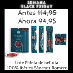 Lote de bellota 100% ibérico Sánchez Romero Carvajal