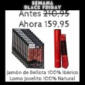 10 sobres jamón de bellota 100% Ibérico Don Eusebio + Lomo Joselito